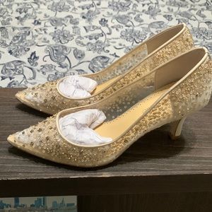 Bella belle shoes, worn once to a rehearsal dinner